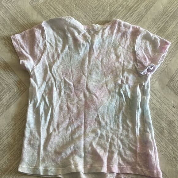 Rails Girls Light Faded Purple & Blue V Neck T-Shirt - Picture 5 of 5